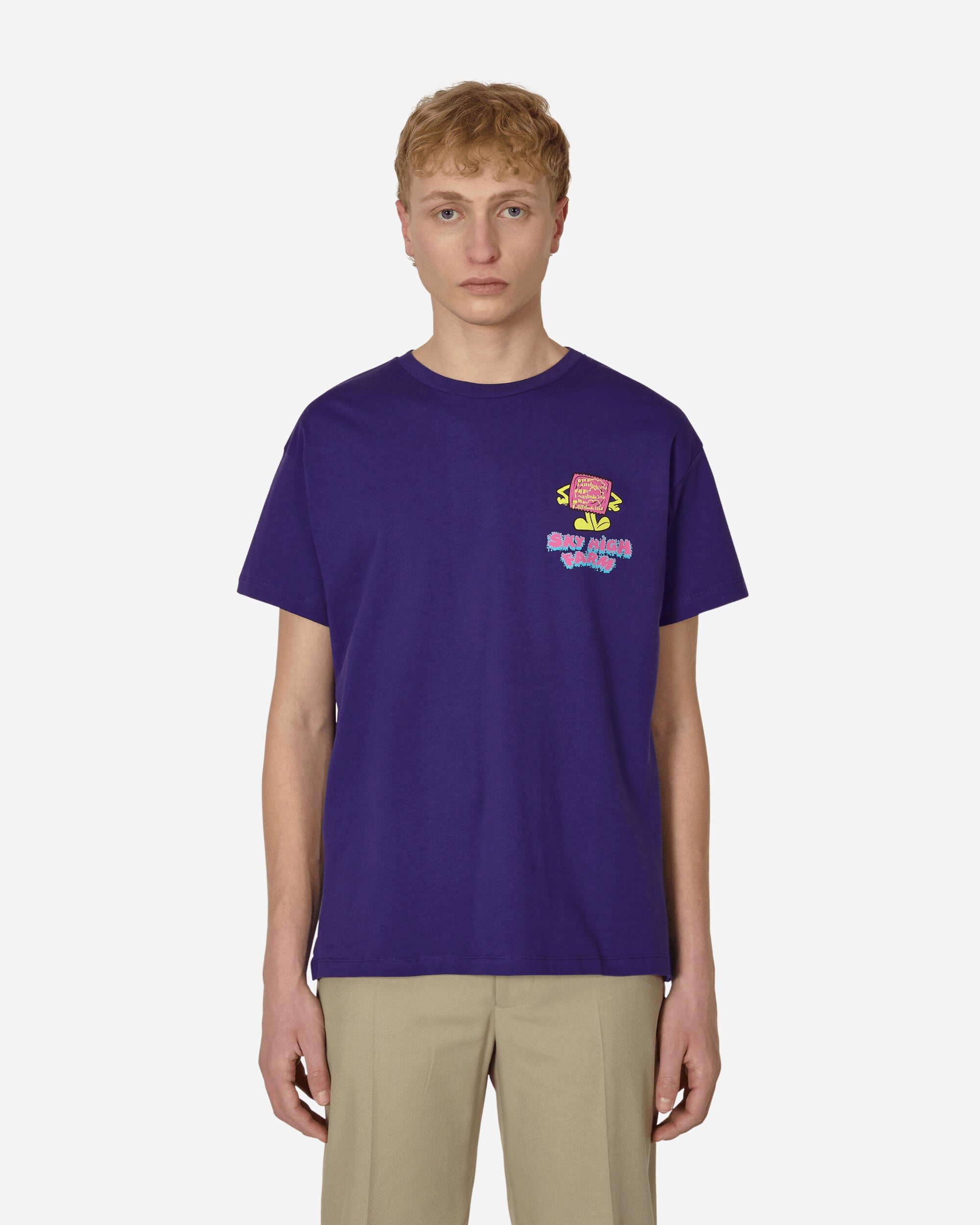 Sky High Farm Flatbush Printed Tshirt Purple T-Shirts Shortsleeve SHF03T001 1