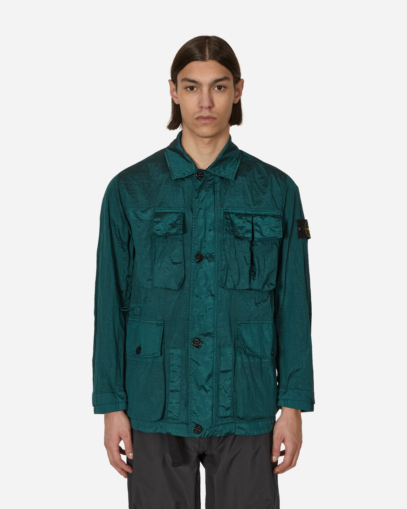 Stone Island Giubbotto Verde Bottiglia Coats and Jackets Jackets MO781541620 V0053