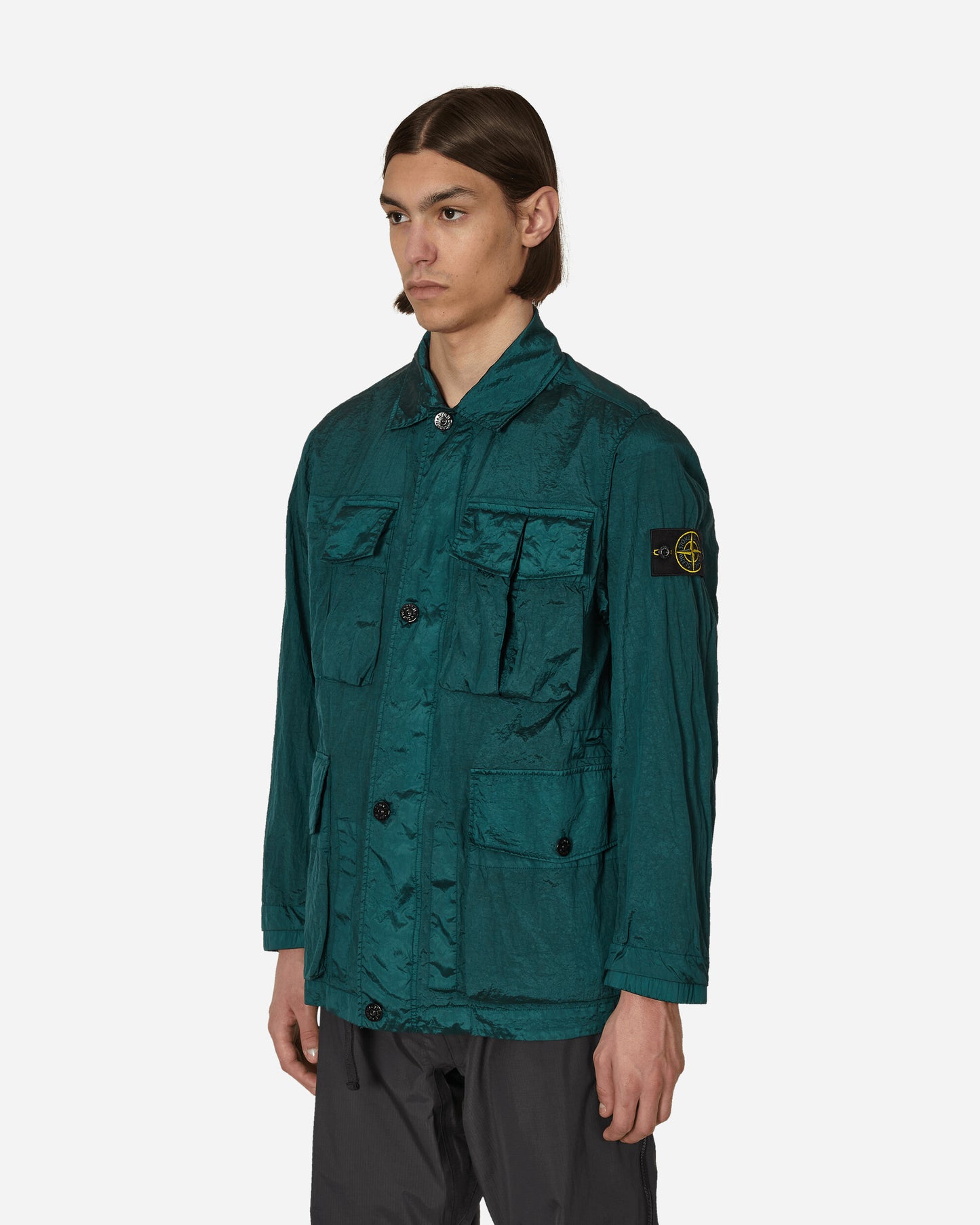 Stone Island Giubbotto Verde Bottiglia Coats and Jackets Jackets MO781541620 V0053