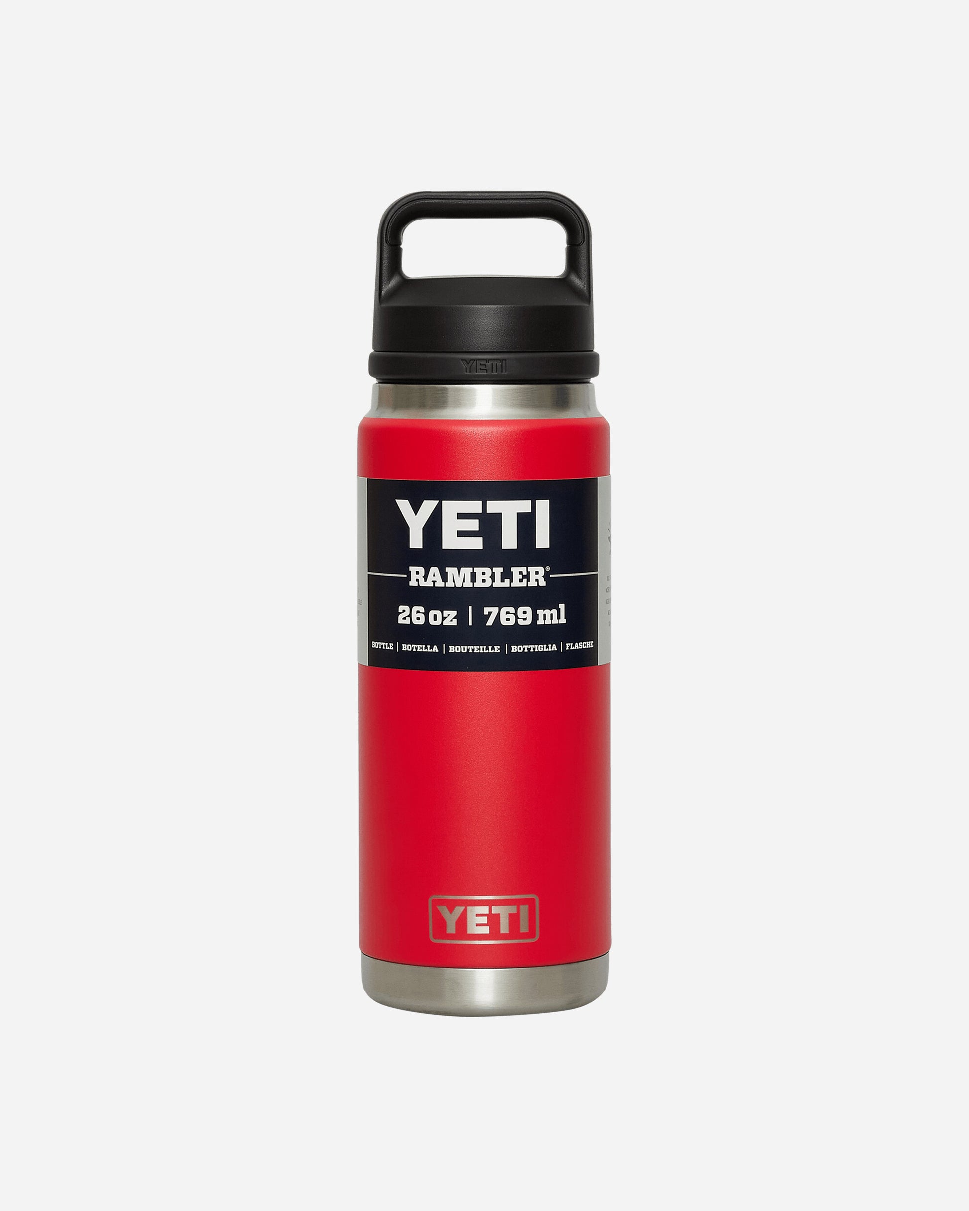 YETI Rambler 26 Oz Bottle Chug Rescue Red Equipment Bottles and Bowls 0310 SPR