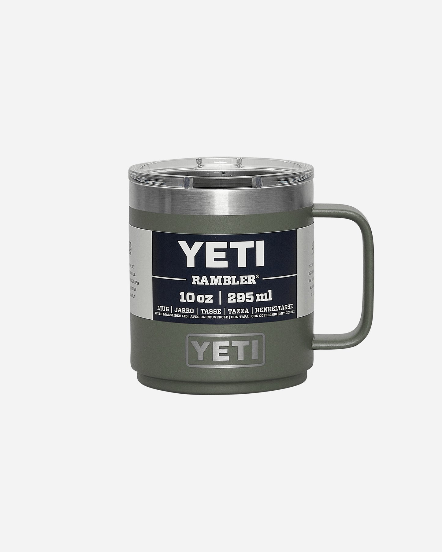 YETI Rambler Mug 10Oz Camp Green Equipment Bottles and Bowls 0314 F23G