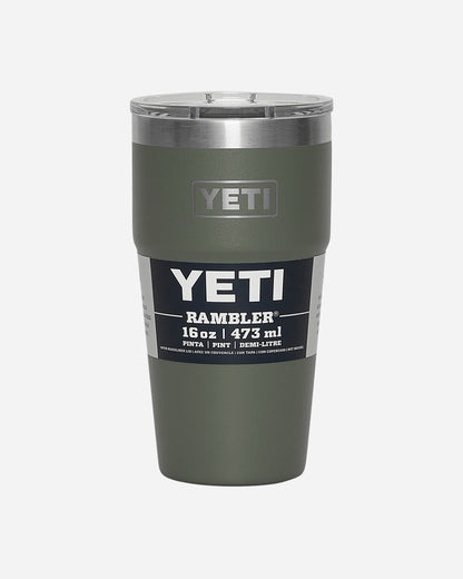 YETI Rambler Pint 16Oz Camp Green Equipment Bottles and Bowls 0322 F23G