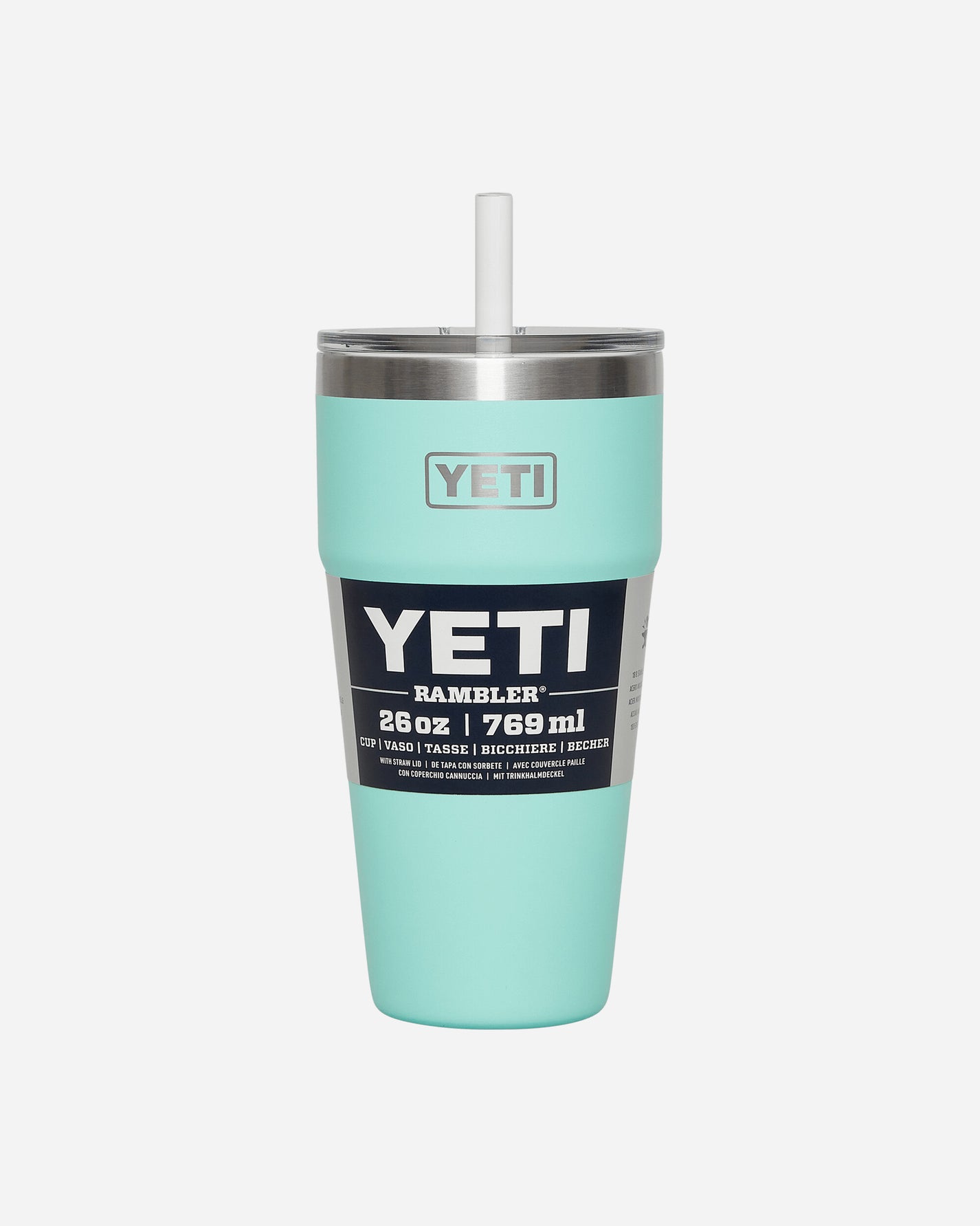 Yeti Rambler Straw Cup SEAFOAM Equipment Bottles and Bowls 0325 SFM