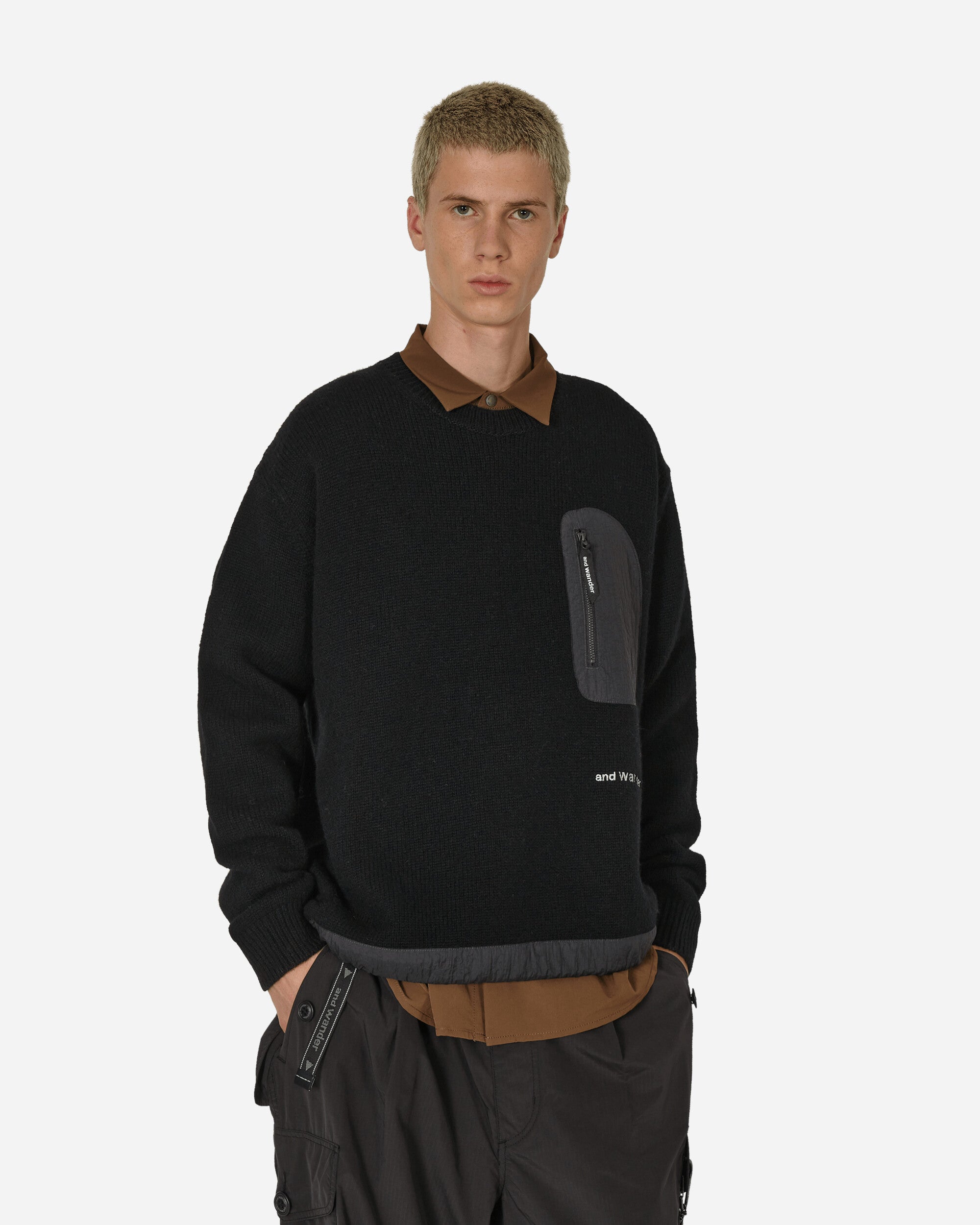 Shetland Wool Sweater Black